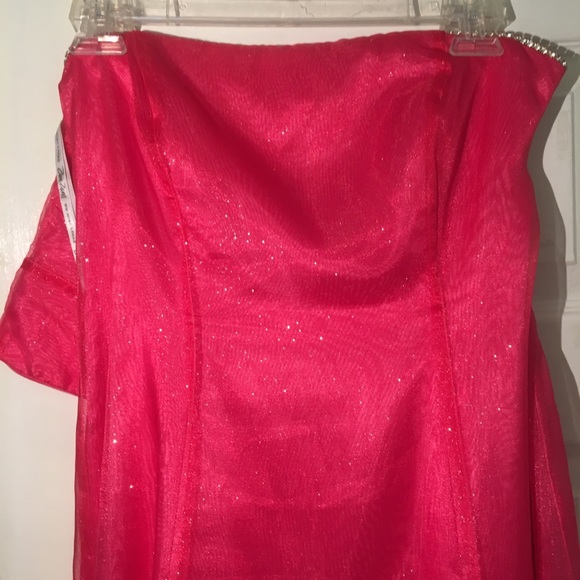 Niki Livas Pink Princess Prom Dress w/ crystal dec - Picture 3 of 8